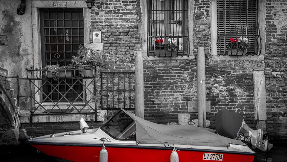 Venetian Red Boat