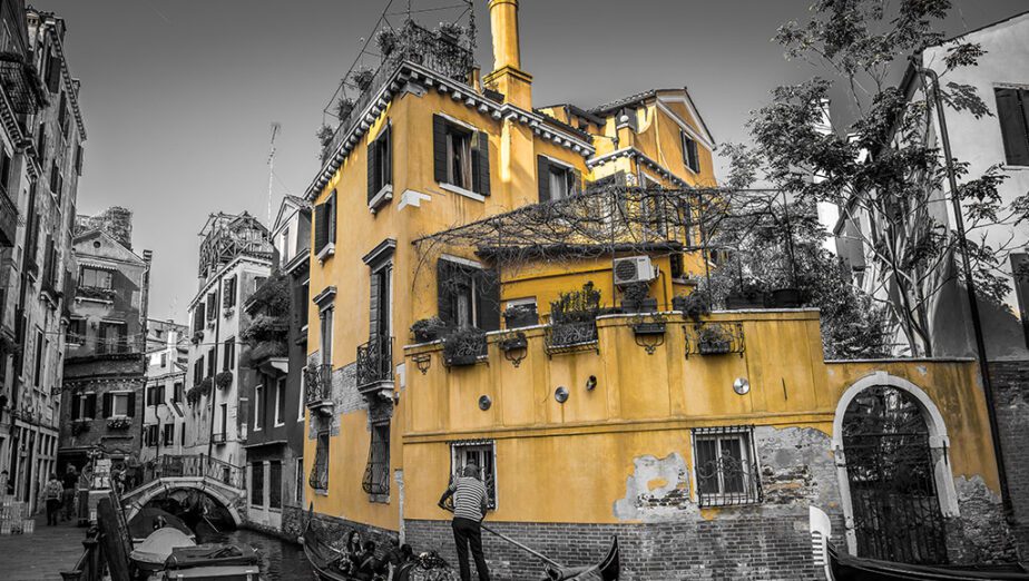 Venetian Yellow House