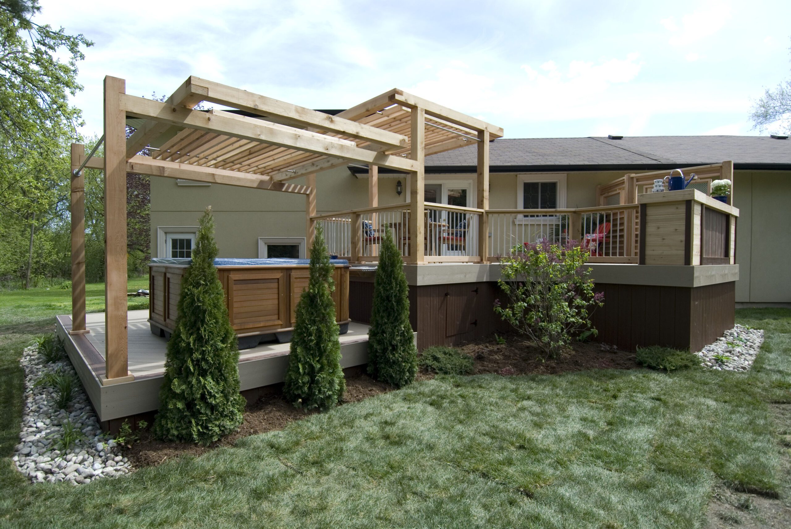 The Two-Step Pergola Deck