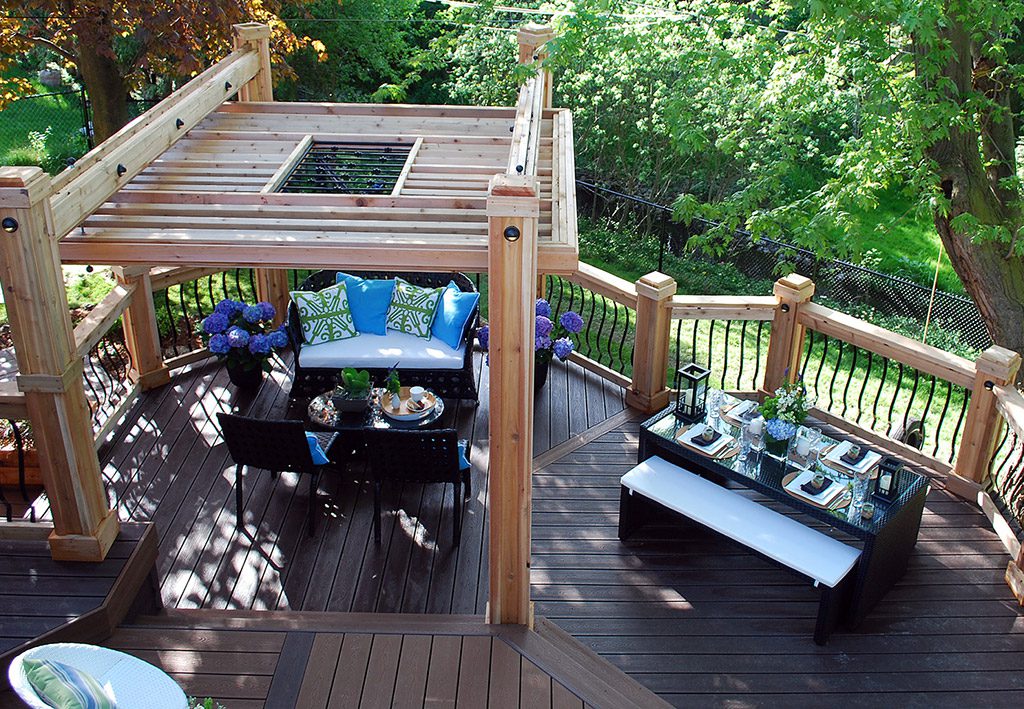 The Deck with Stairs